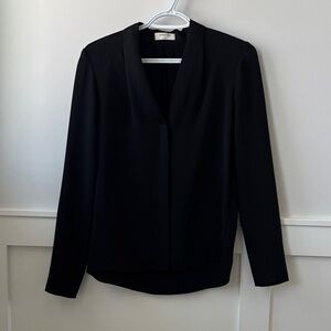 Aritzia Babaton Black Long Sleeve Blouse